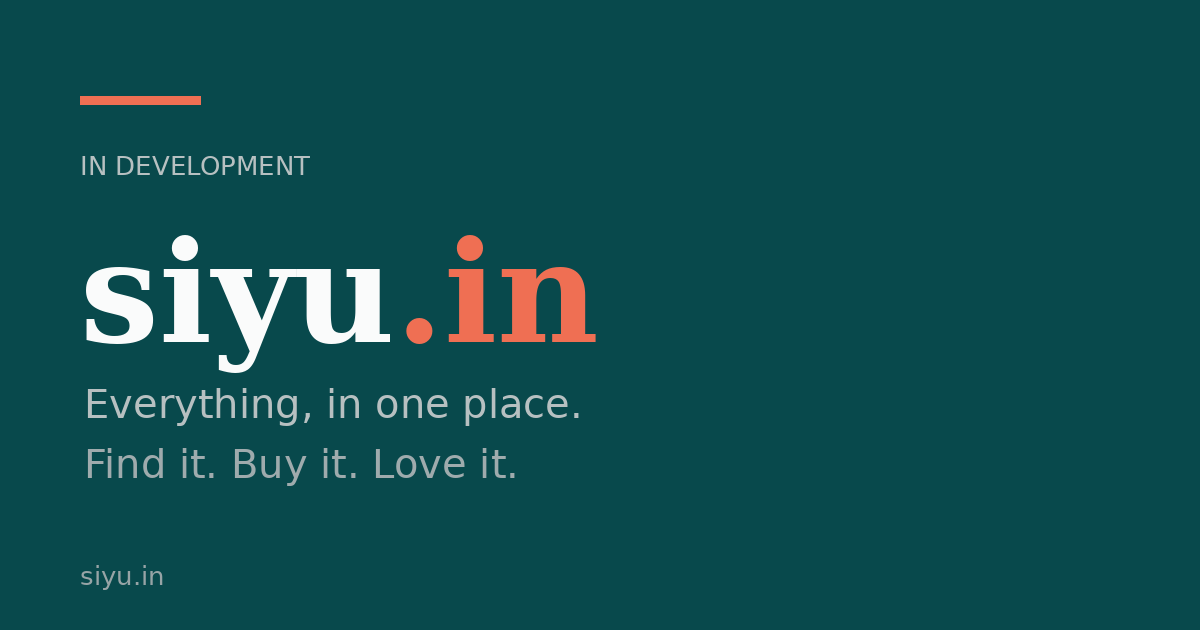 Link preview image for siyu.in